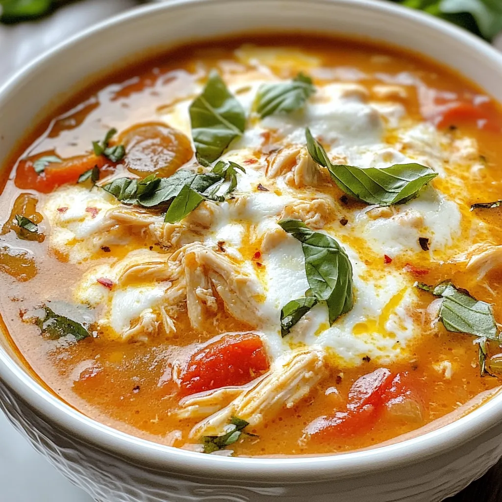 Crockpot Chicken Parmesan Soup Simple and Creamy Meal