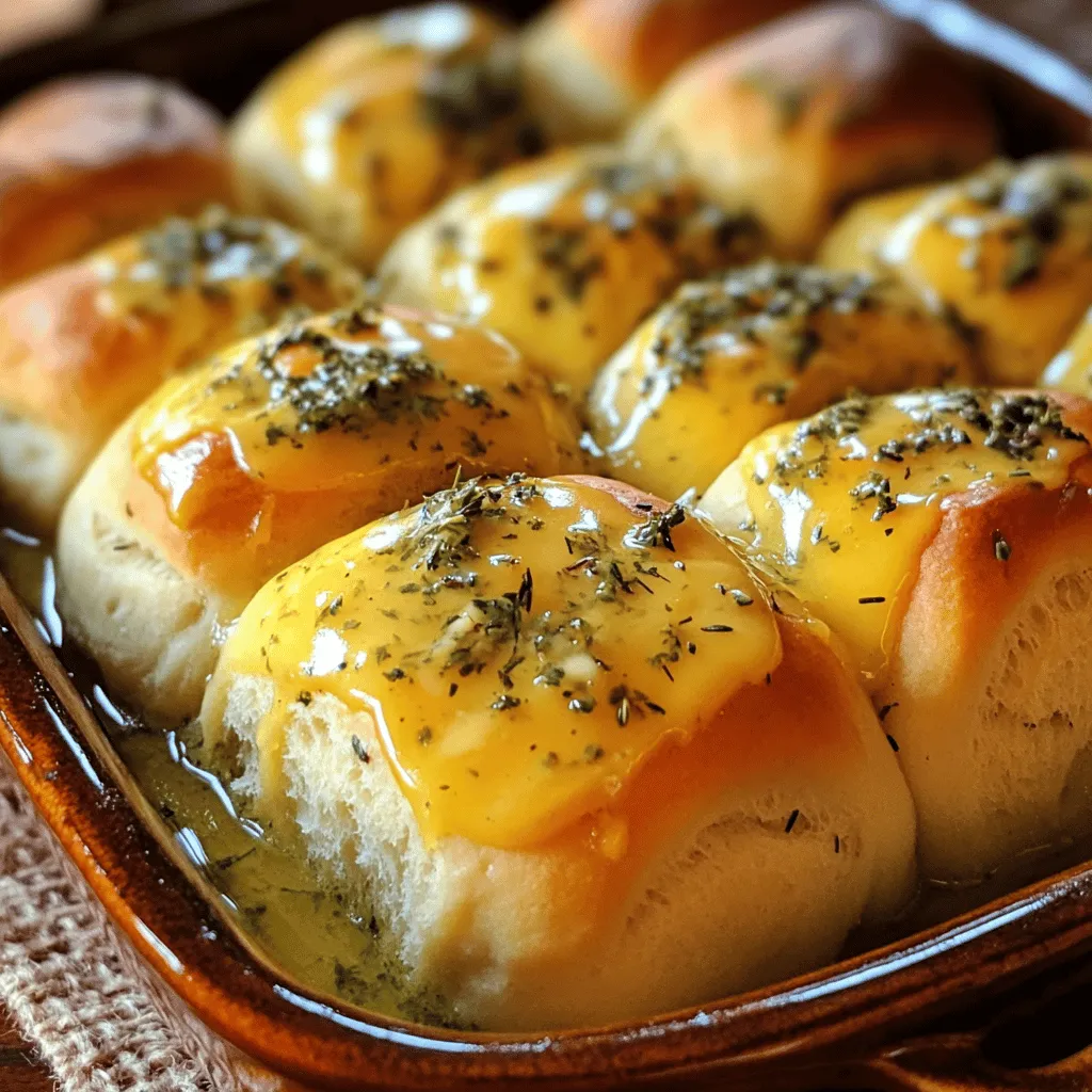 Buttery Herb Pull-Apart Rolls Fluffy and Savory Treat