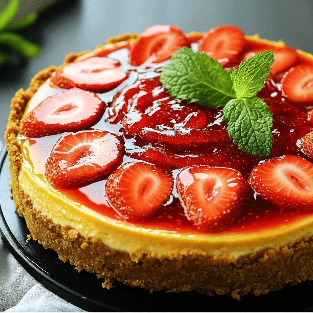 Strawberry Crunch Cheesecake Delightful and Creamy Treat