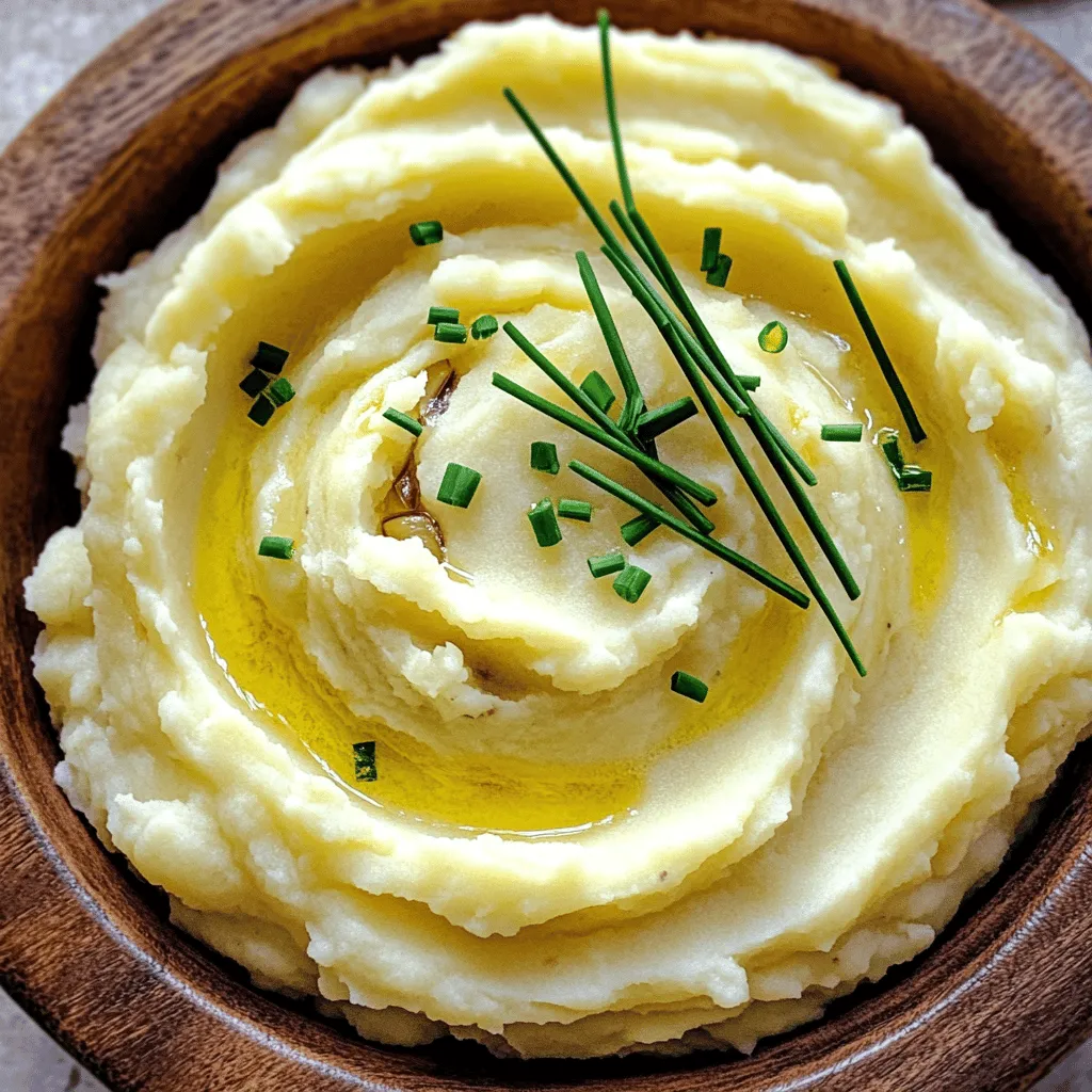 Roasted Garlic Mashed Potatoes Creamy Delight Recipe
