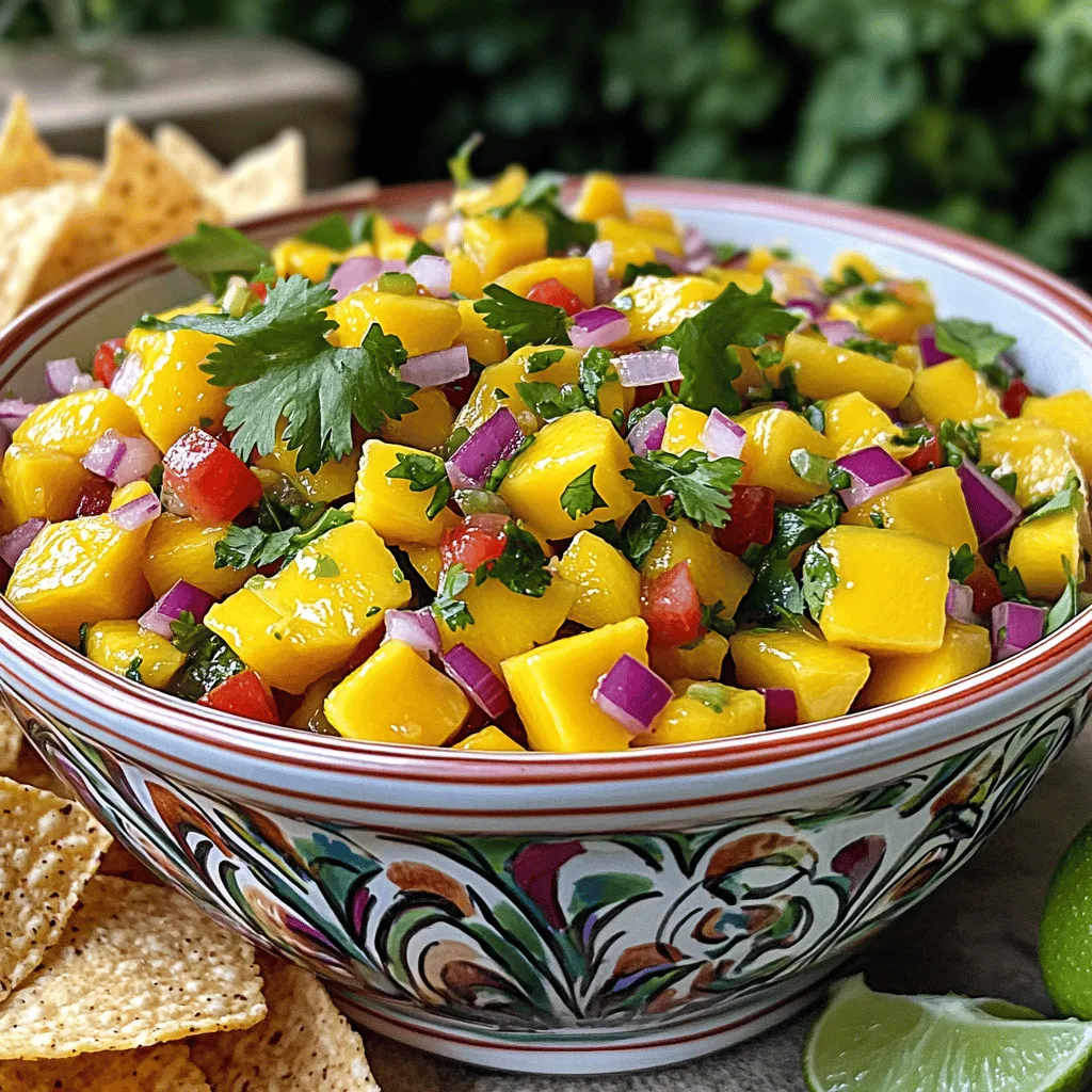 Fresh Mango Salsa Vibrant and Flavorful Dip