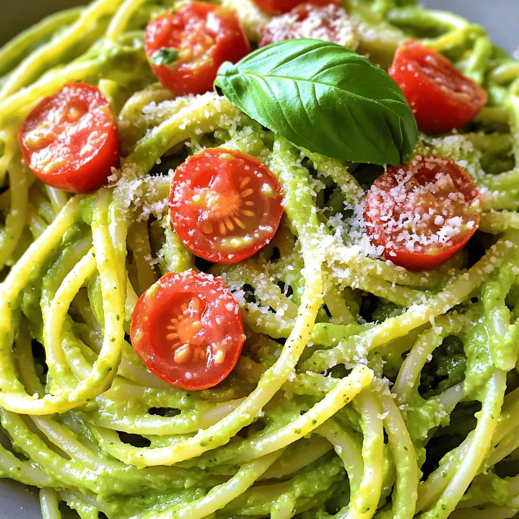 Creamy Avocado Pasta Easy and Flavorful Recipe