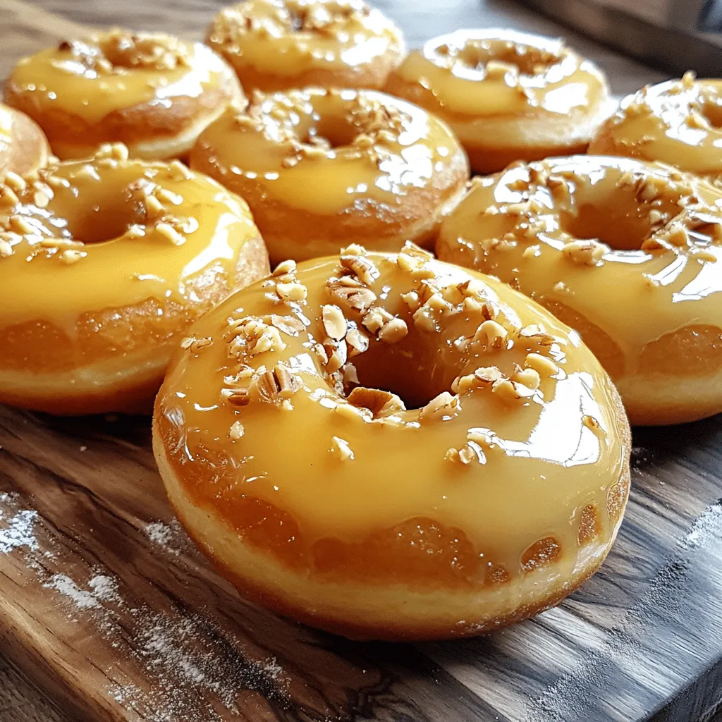 Pancake Donuts with Maple Glaze Irresistible Treat