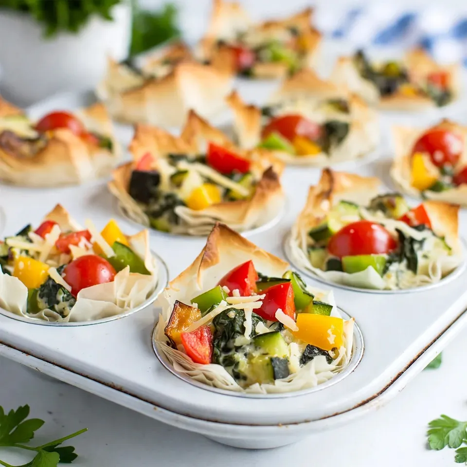 Garden Veggie Quiche Cups Flavorful and Easy Recipe