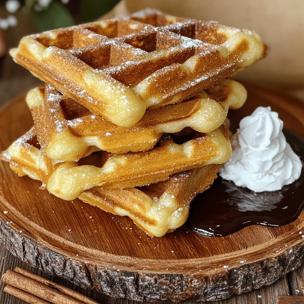 Churro Waffles Irresistible Sweet Dessert Delight