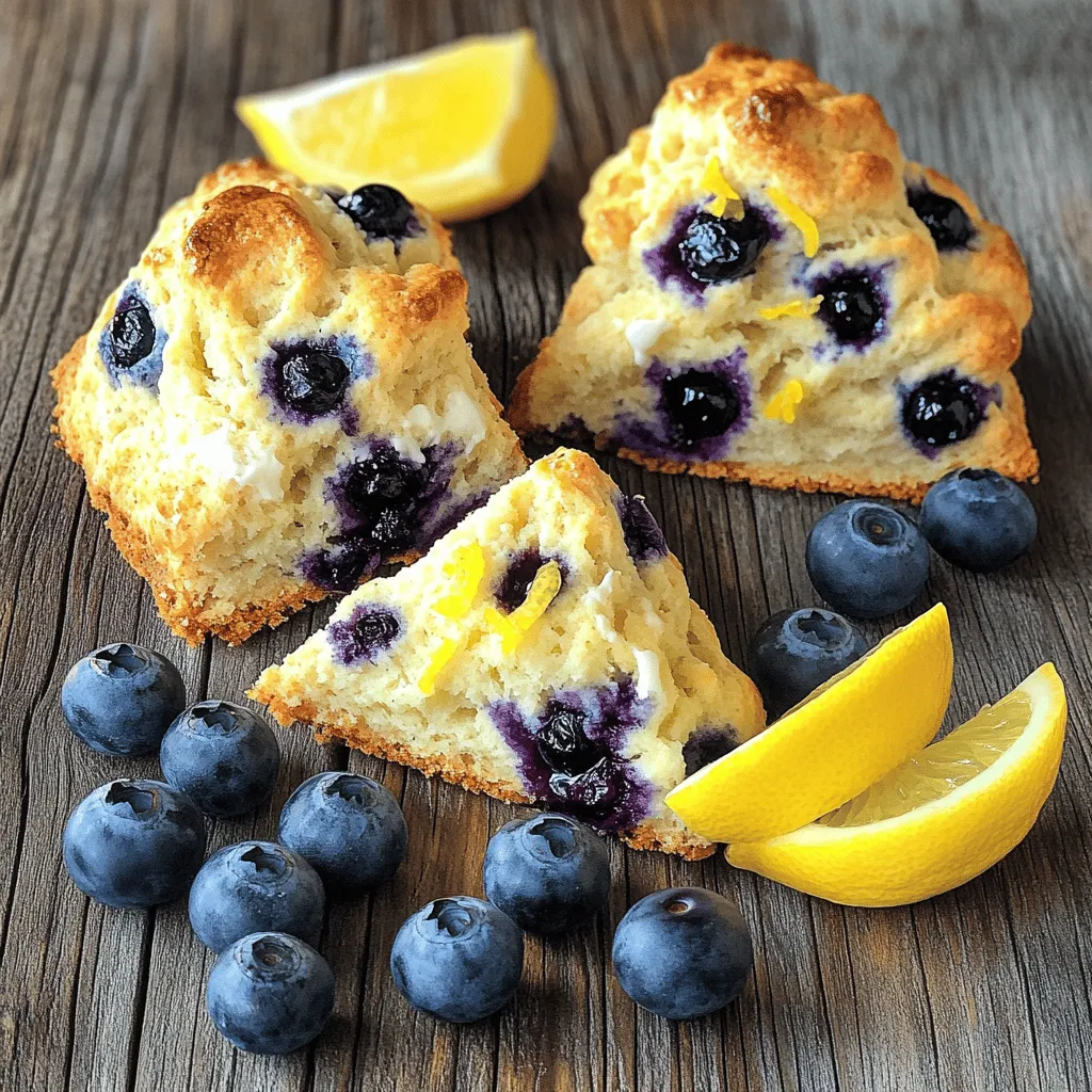 Lemon Blueberry Scones Fresh and Tasty Delight