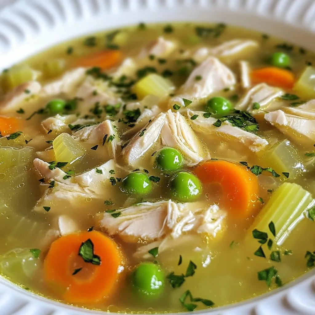 Easy Homemade Chicken Soup Comforting with Flavor