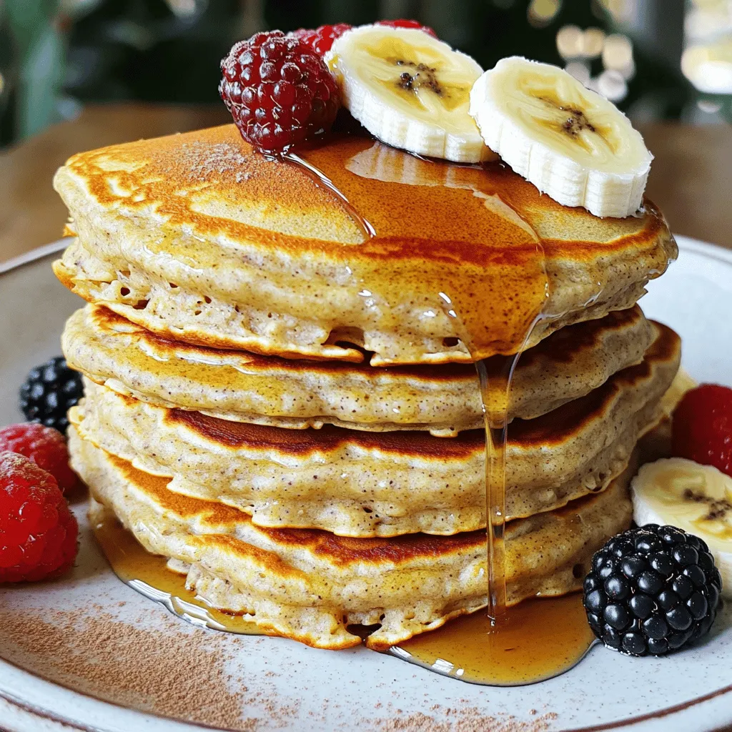 Gluten Free Banana Oat Pancakes Delightful Breakfast Treat