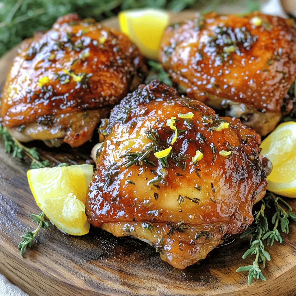 Garlic Herb Roasted Chicken Thighs Savory Delight