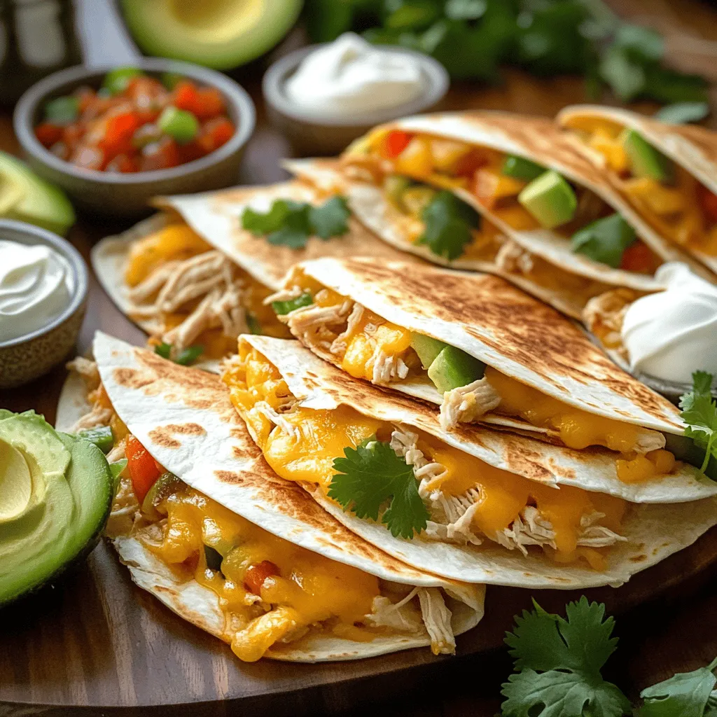 Easy Chicken Quesadillas Quick and Tasty Meal Idea