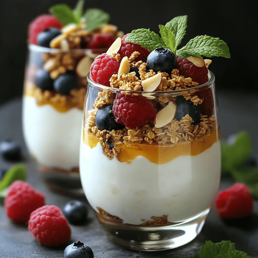 Healthy Greek Yogurt Parfaits for Nutritious Snacking