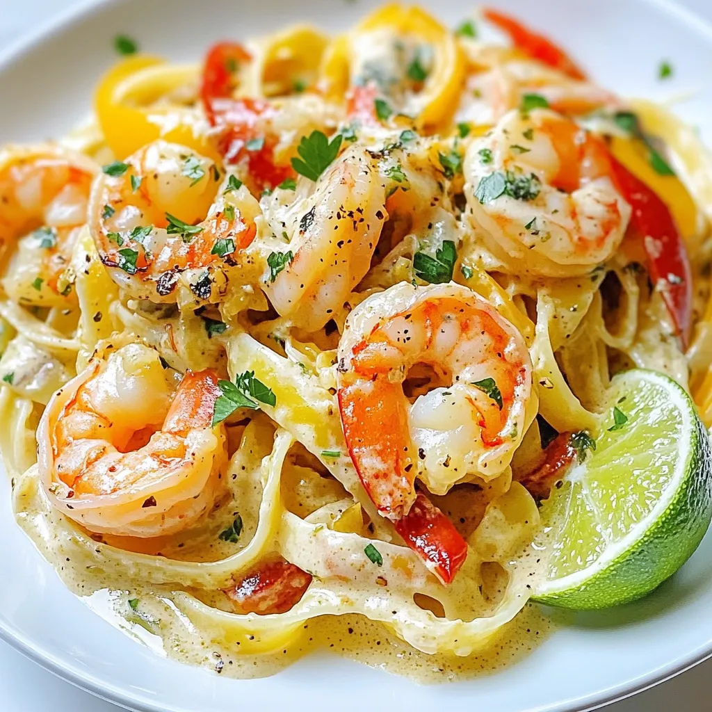 Jamaican Creamy Shrimp Pasta Flavorful and Easy Meal