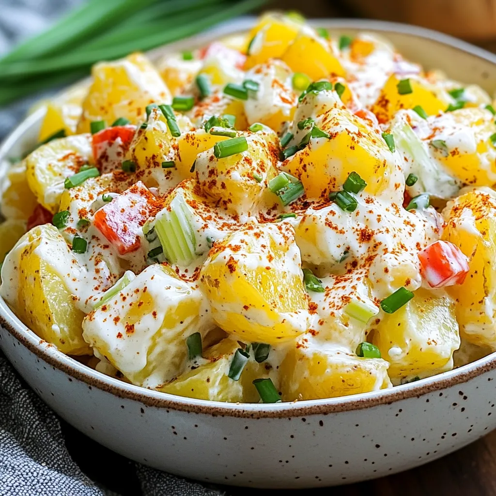 Smashed Potato Salad Delightfully Creamy and Fresh