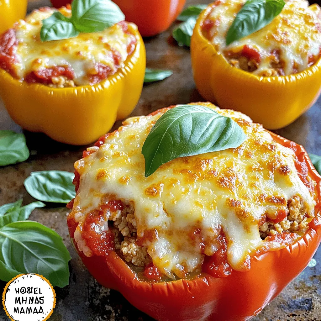 Chicken Parmesan Stuffed Peppers Flavorful Family Meal