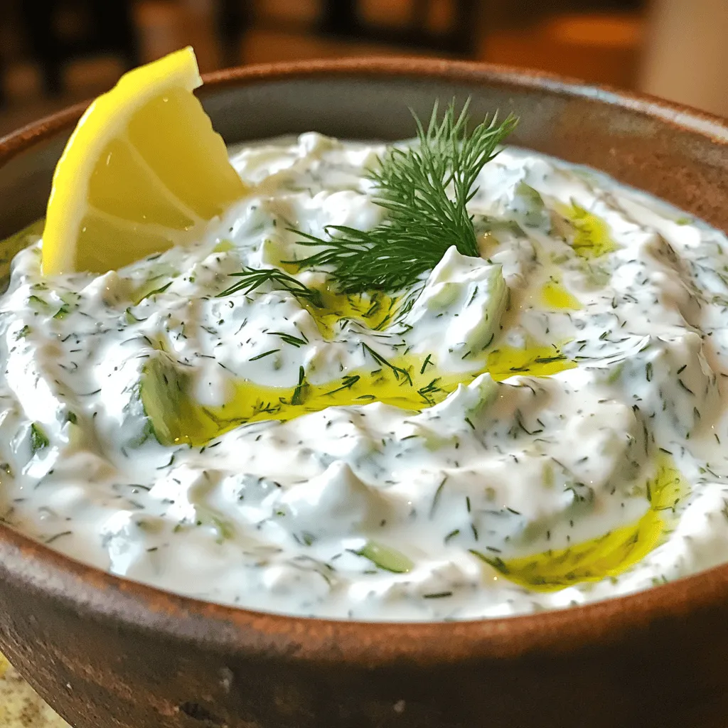 Easy Tzatziki Sauce Simple and Refreshing Recipe