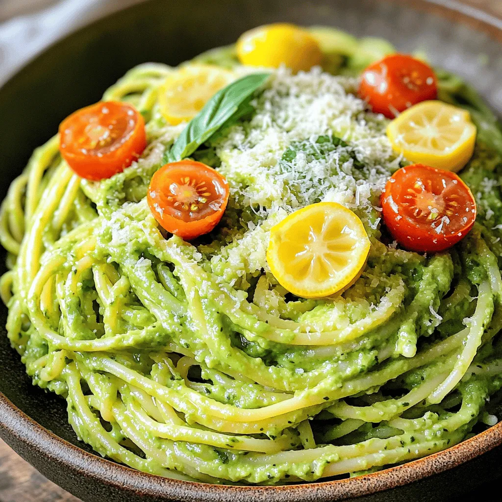 Creamy Avocado Pasta Quick and Delicious Meal