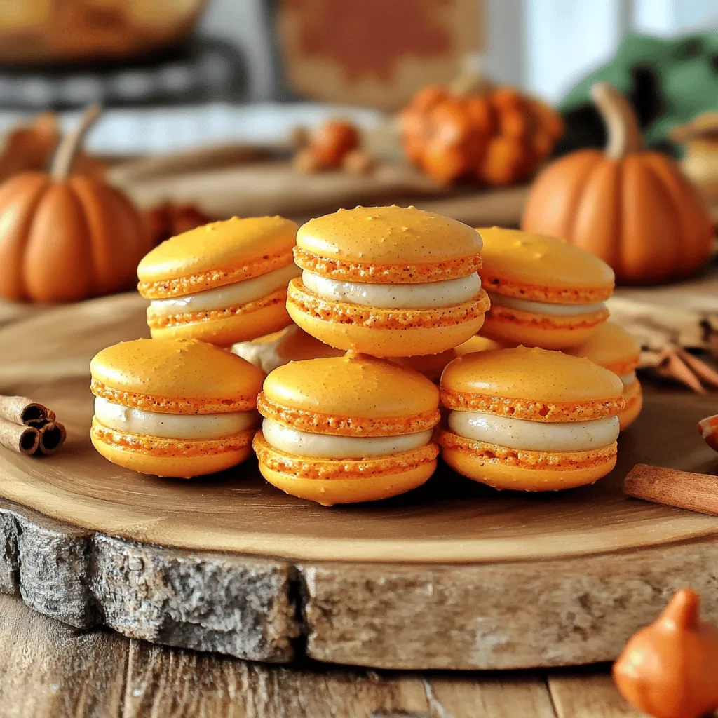 Pumpkin Spice Macarons Irresistible Fall Delight
