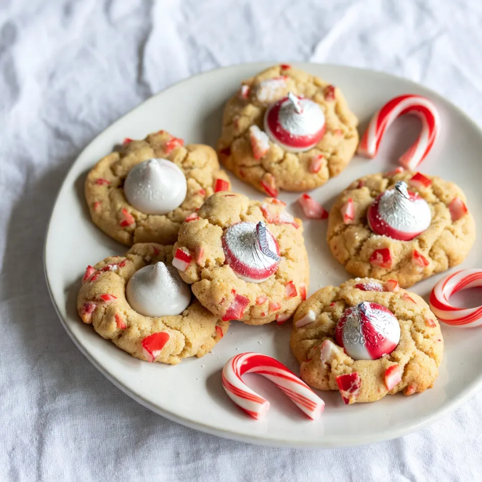 Candy Cane Kiss Cookies Festive and Simple Treat