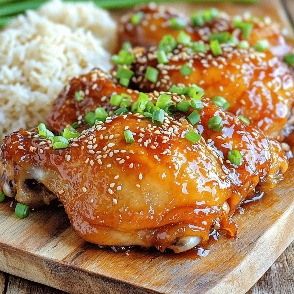 Sweet Honey Garlic Chicken Thighs Simple Delight