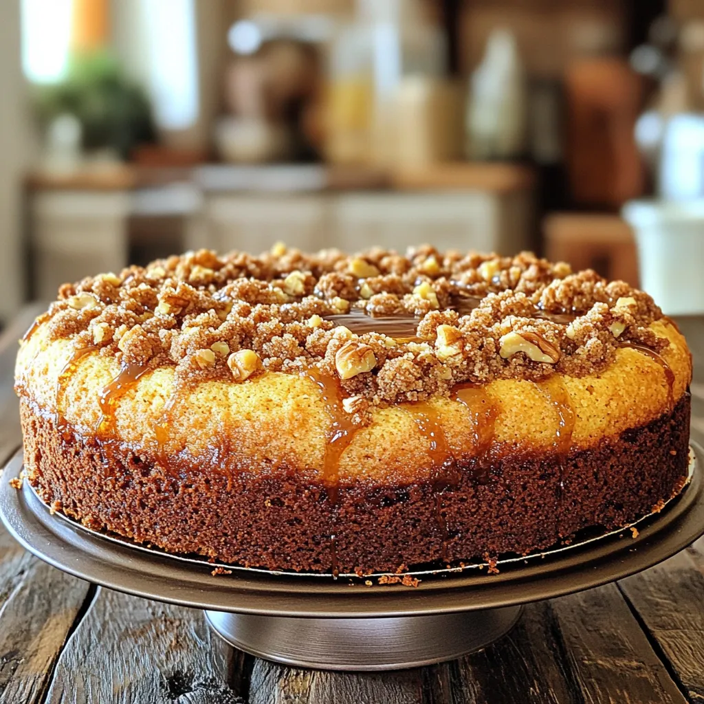 Maple Walnut Streusel Coffee Cake Easy and Delicious Snack