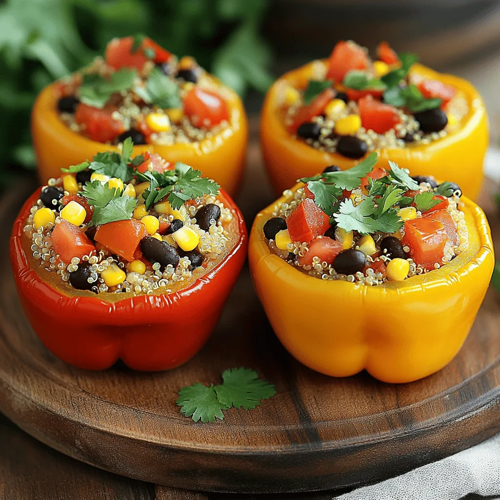 Vegan Stuffed Peppers Flavorful and Hearty Meal