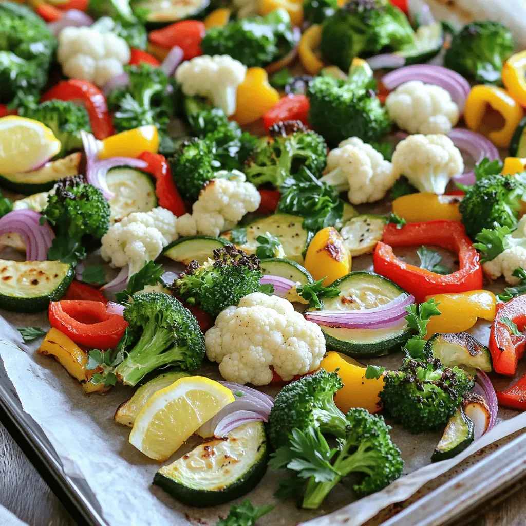 Sheet Pan Lemon Roasted Veggies Flavorful and Fresh