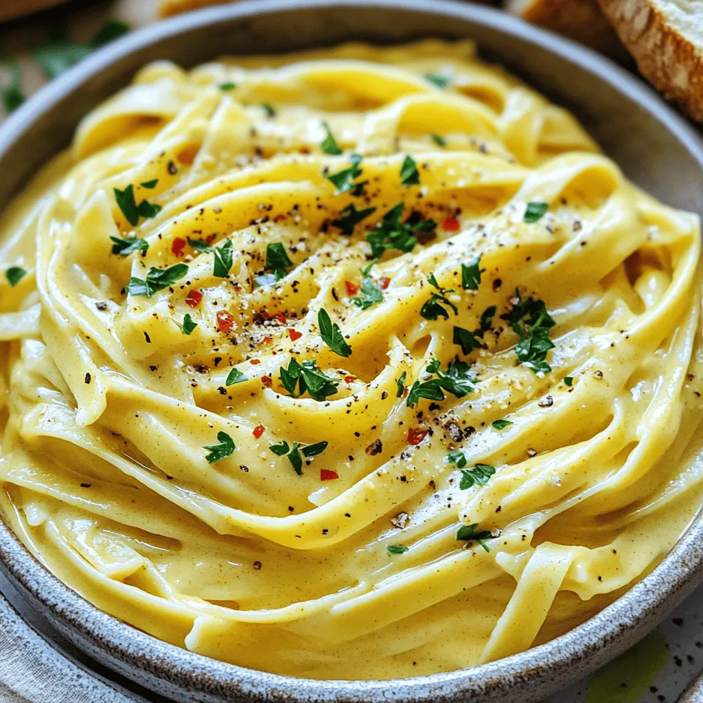 Vegan Pumpkin Alfredo Pasta Creamy Flavorful Dish
