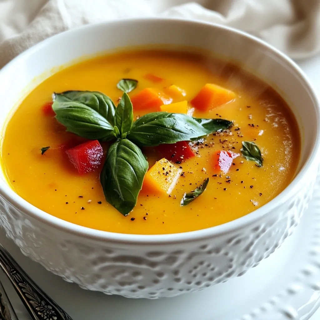 Silky Roasted Vegetable Soup Healthy and Delicious Meal