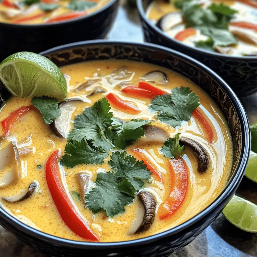 Savory Thai Coconut Soup Quick and Easy Recipe