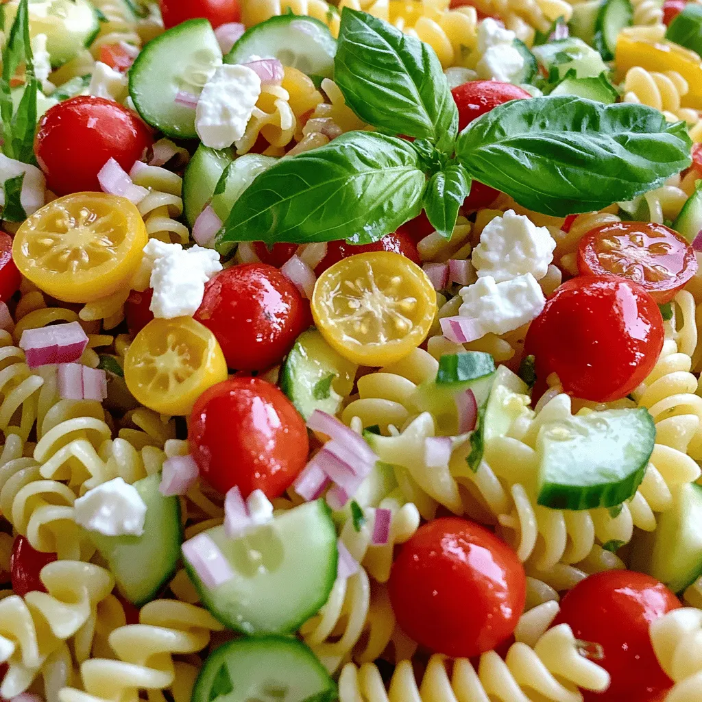 Lemon Basil Pasta Salad Fresh and Flavorful Dish