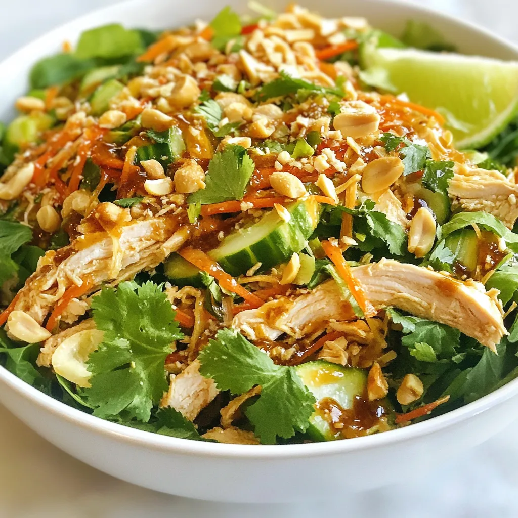 Crunchy Thai Chicken Salad Fresh and Flavorful Meal