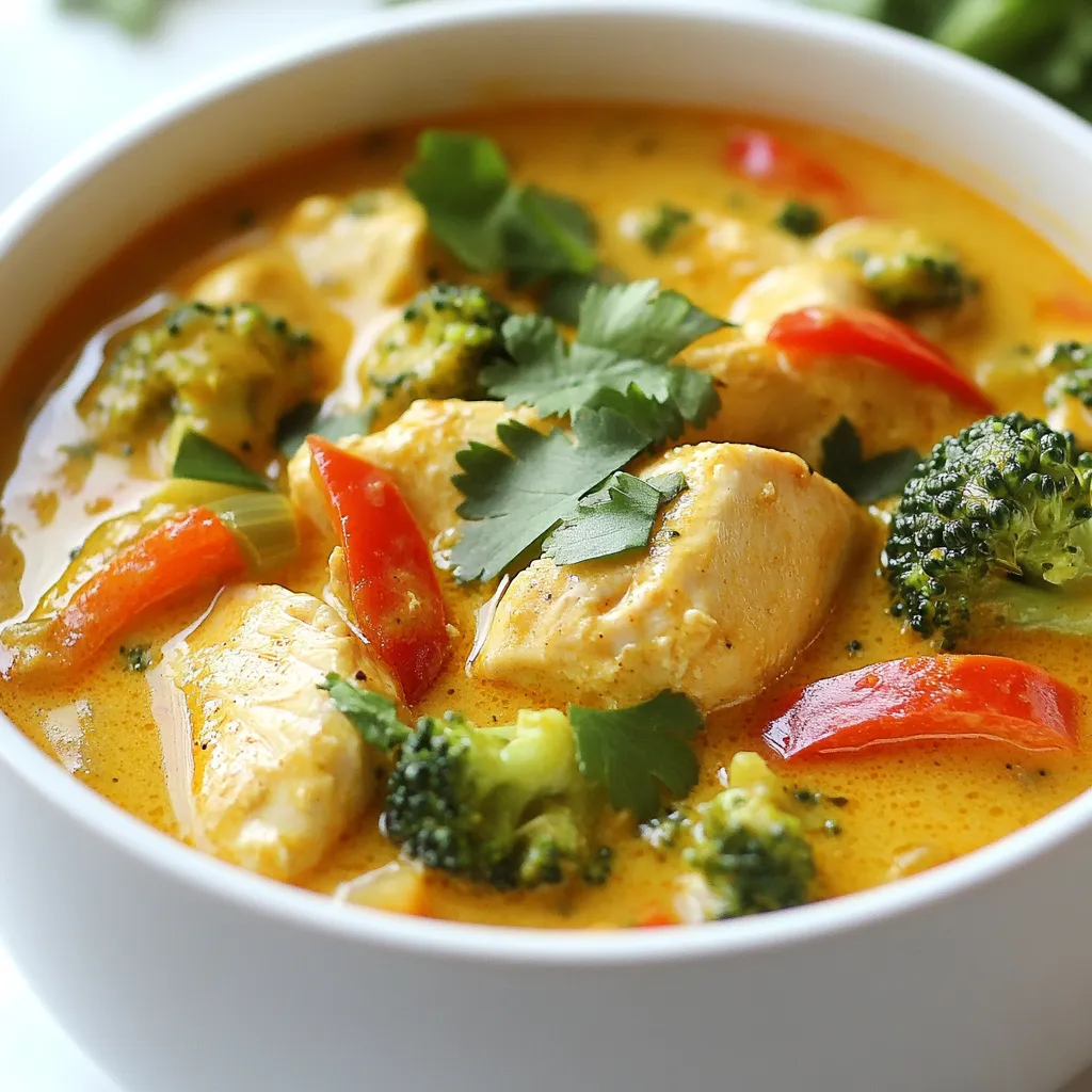 Coconut Curry Chicken Soup Flavorful and Easy Recipe