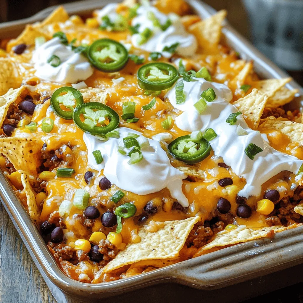 Loaded Nacho Casserole Flavorful and Easy Dinner Dish