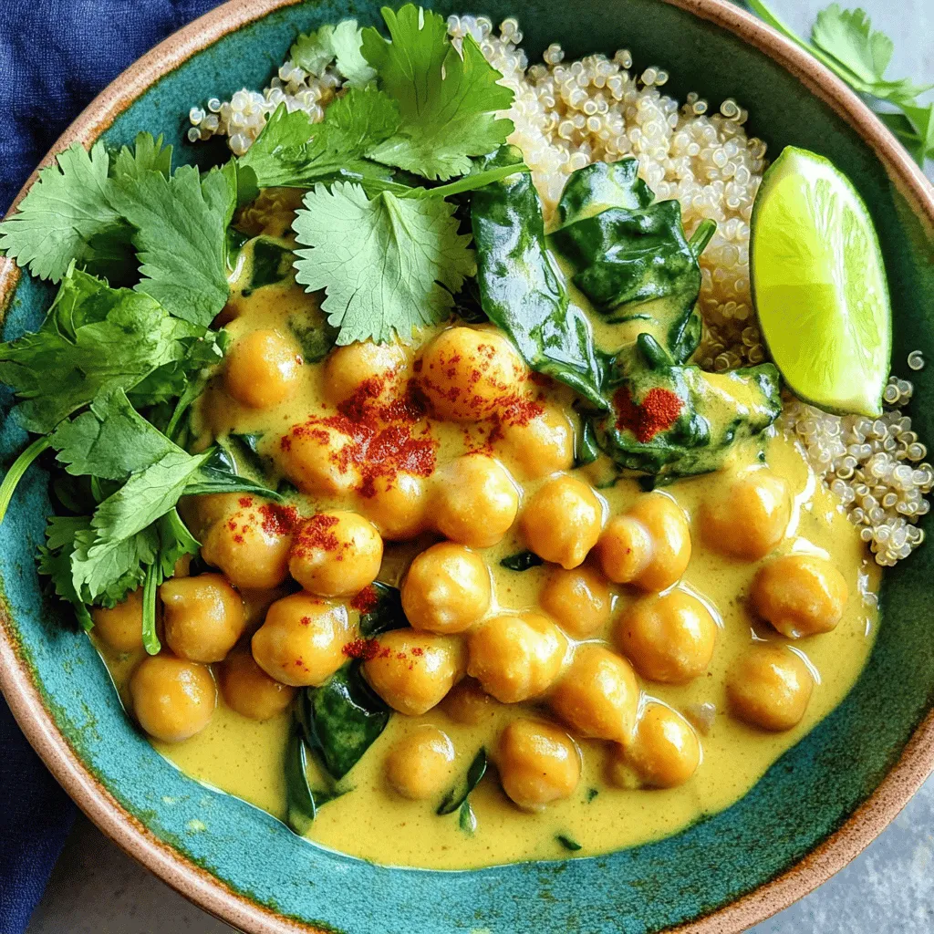 Coconut Curry Chickpeas Flavorful and Simple Dish