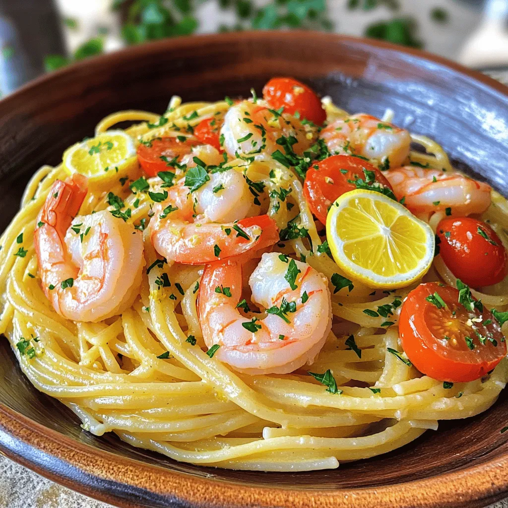 Garlic Butter Shrimp Pasta Flavorful and Simple Dish