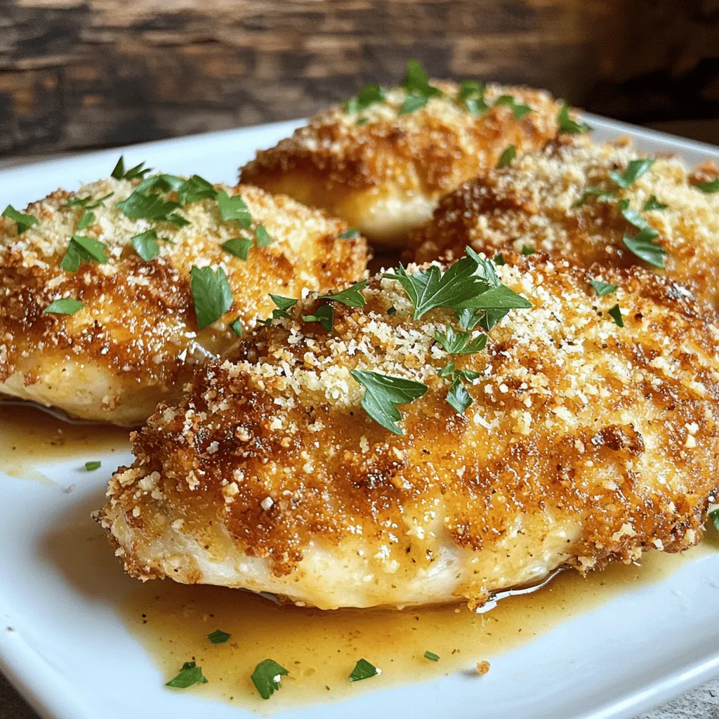 Parmesan Crusted Chicken Crispy and Flavorful Dish