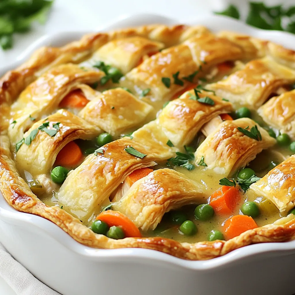 Healthy Chicken Pot Pie Flavorful and Nutritious Option