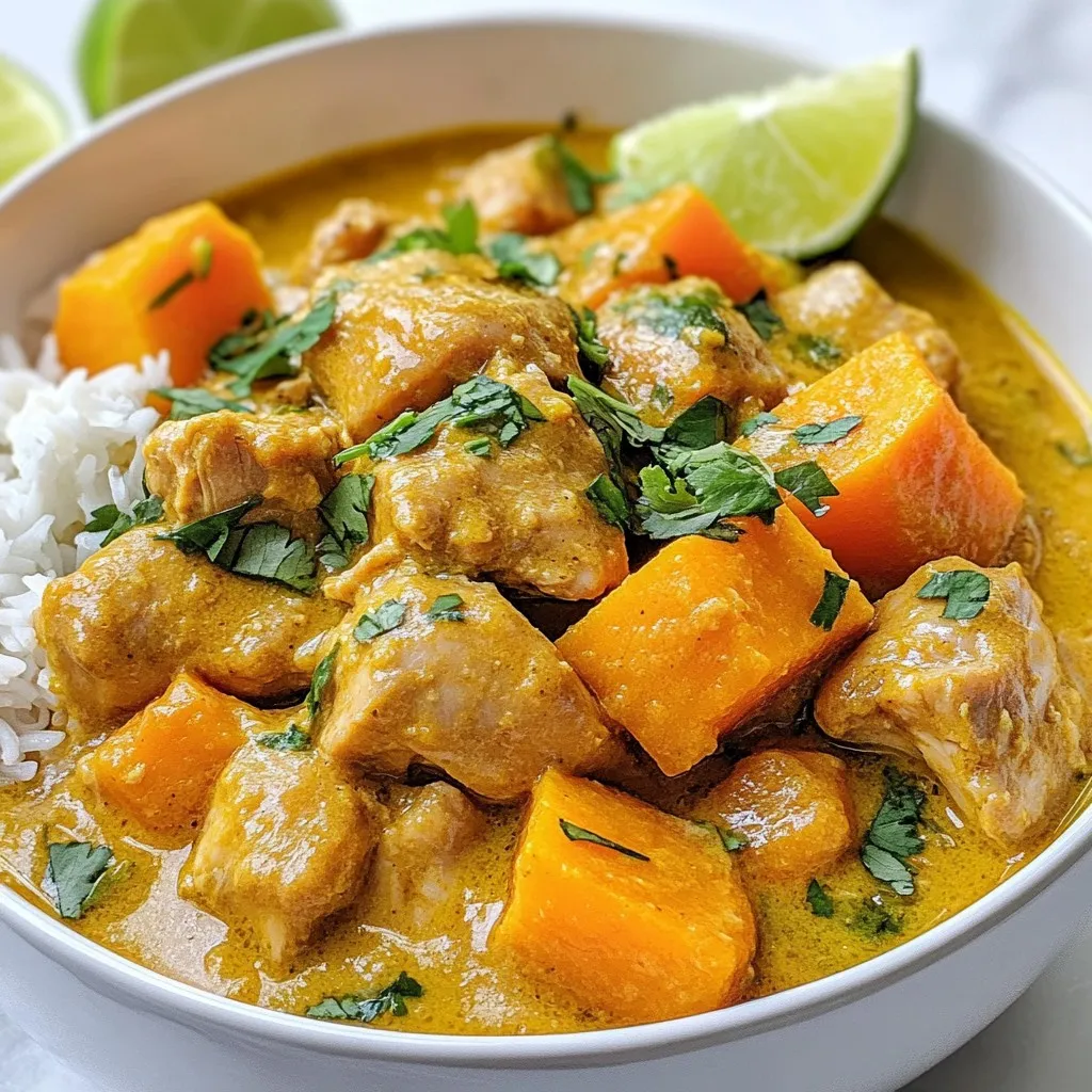 Chicken Sweet Potato Curry Tasty and Comforting Meal