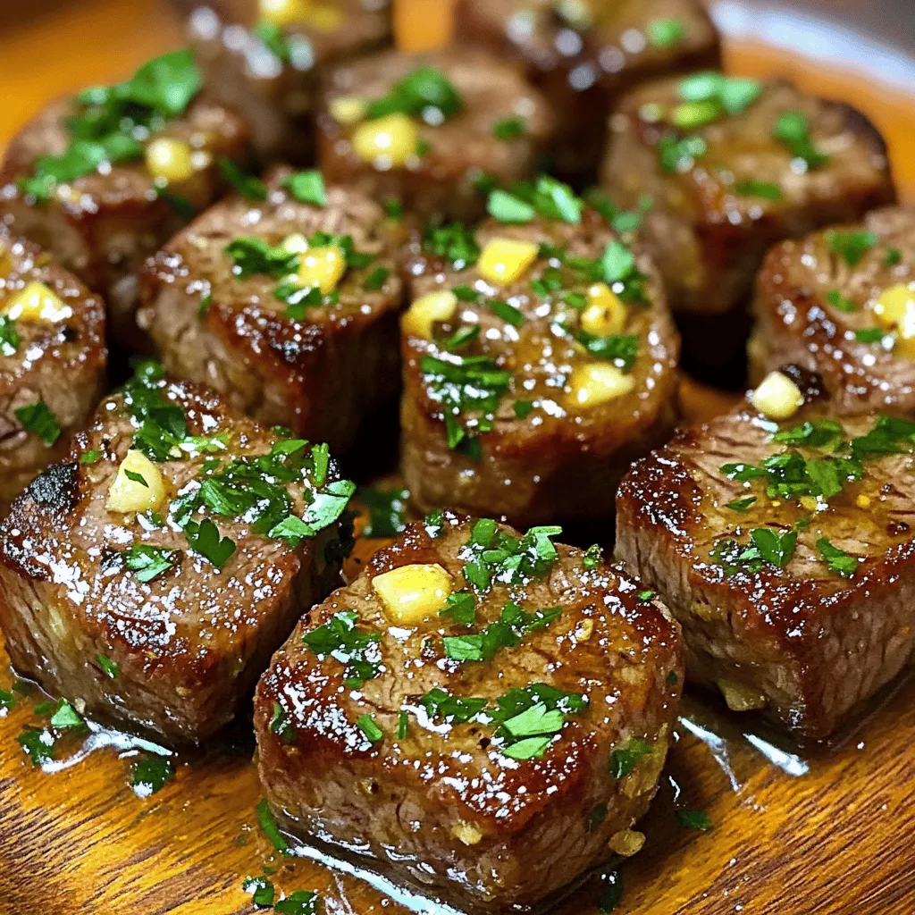 Garlic Butter Steak Bites Sizzling and Flavorful Treat