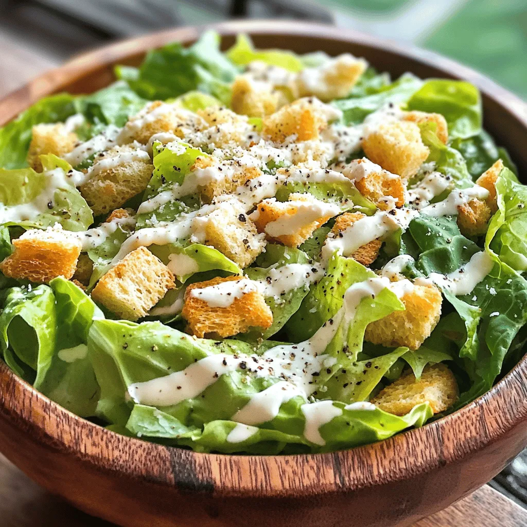 Classic Caesar Salad Flavorful and Fresh Delight