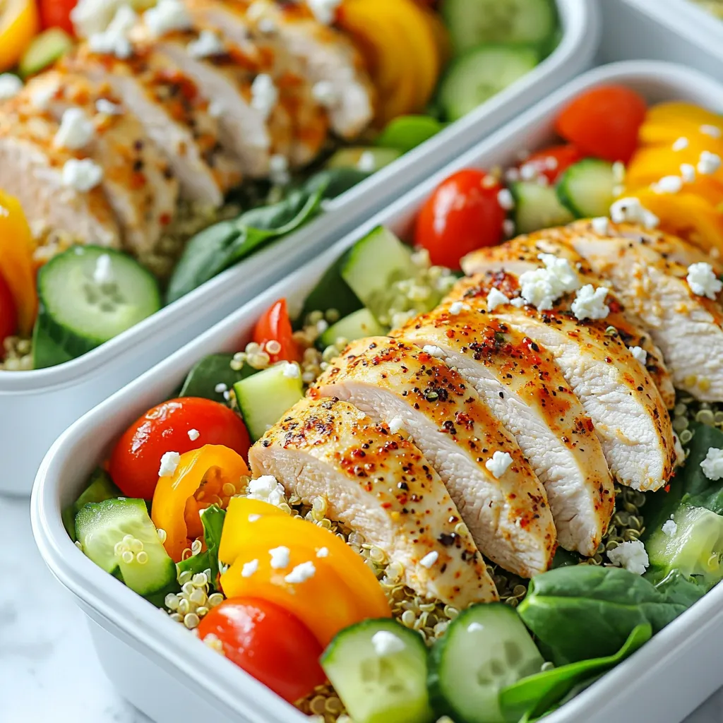 Healthy Chicken Lunch Meal Prep for Quick Convenience