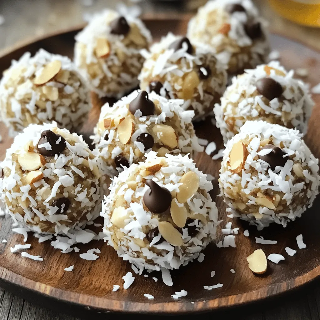 Almond Joy Energy Bites Flavorful and Nutritious Snack