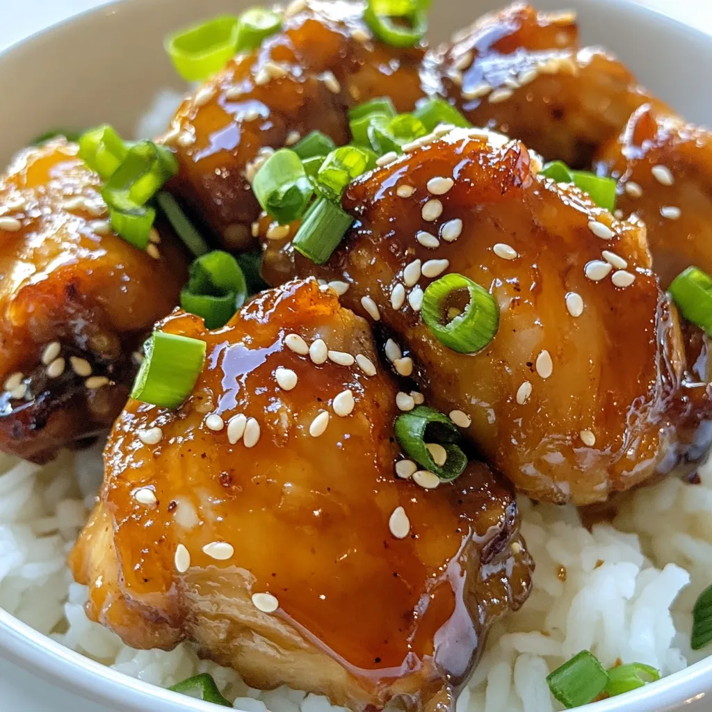 Crockpot Honey Garlic Chicken Thighs Delicious Dish