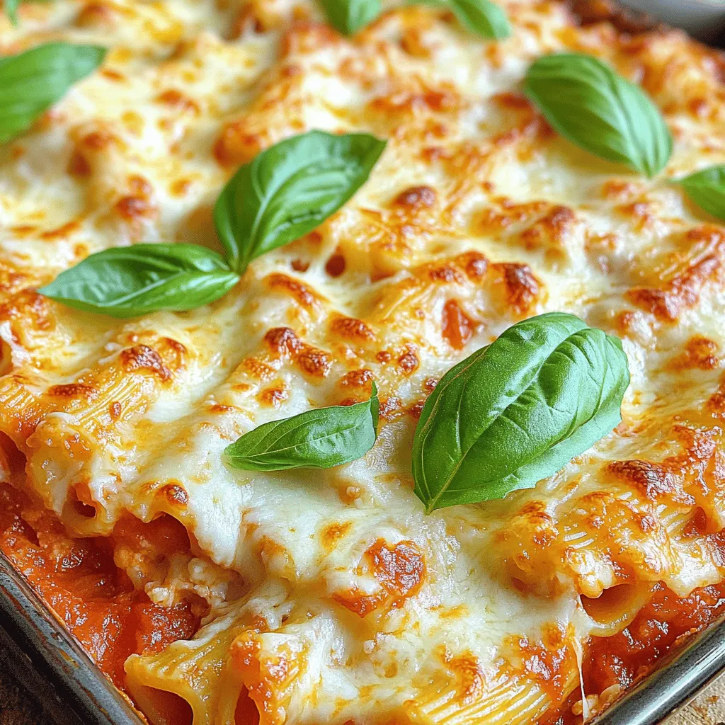 Five-Cheese Ziti al Forno Creamy and Hearty Meal