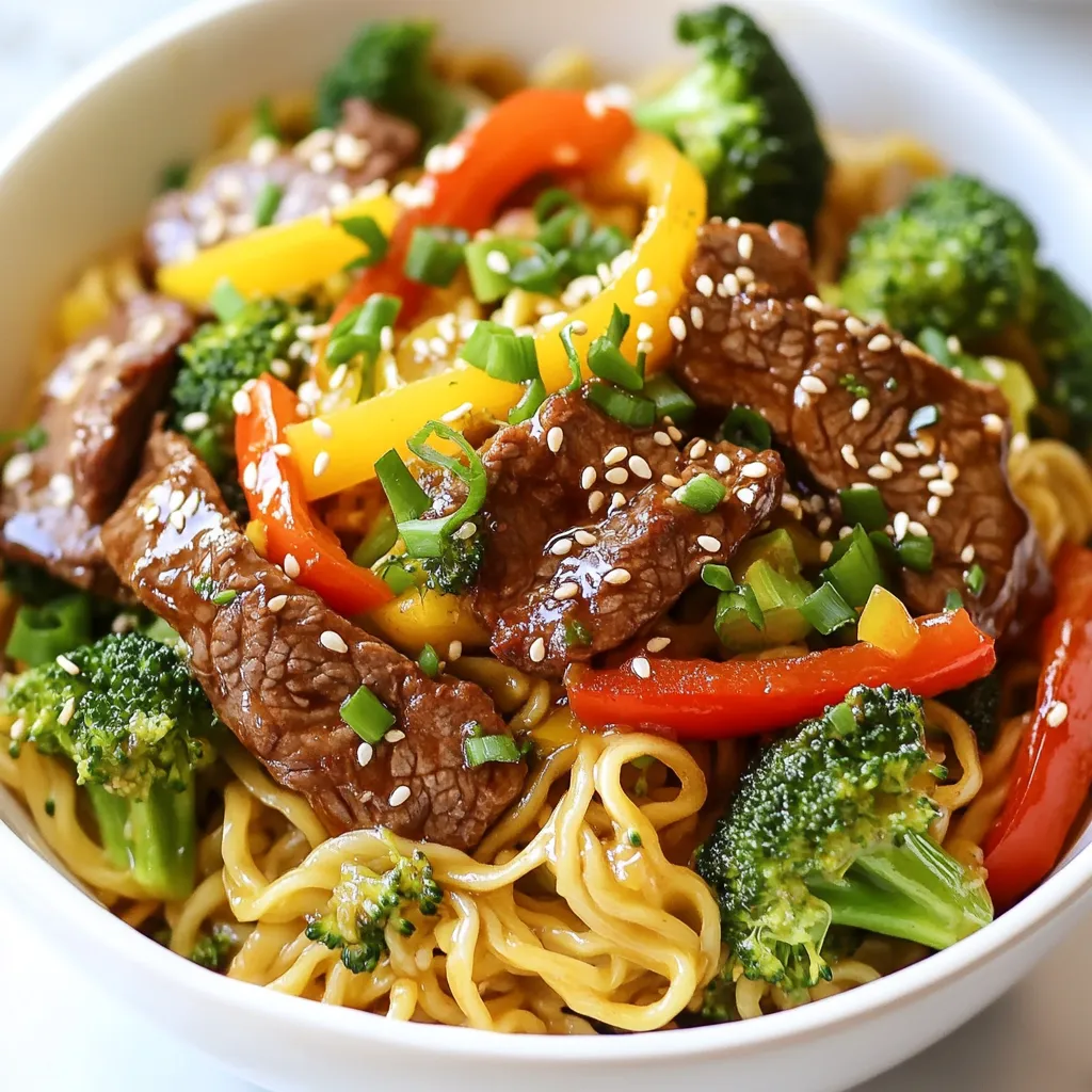 Minute Beef Stir Fry Noodles Quick and Tasty Meal