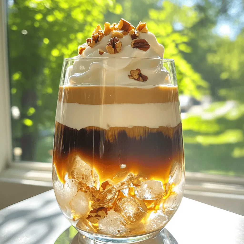 Maple Pecan Cold Brew Latte Rich and Creamy Recipe