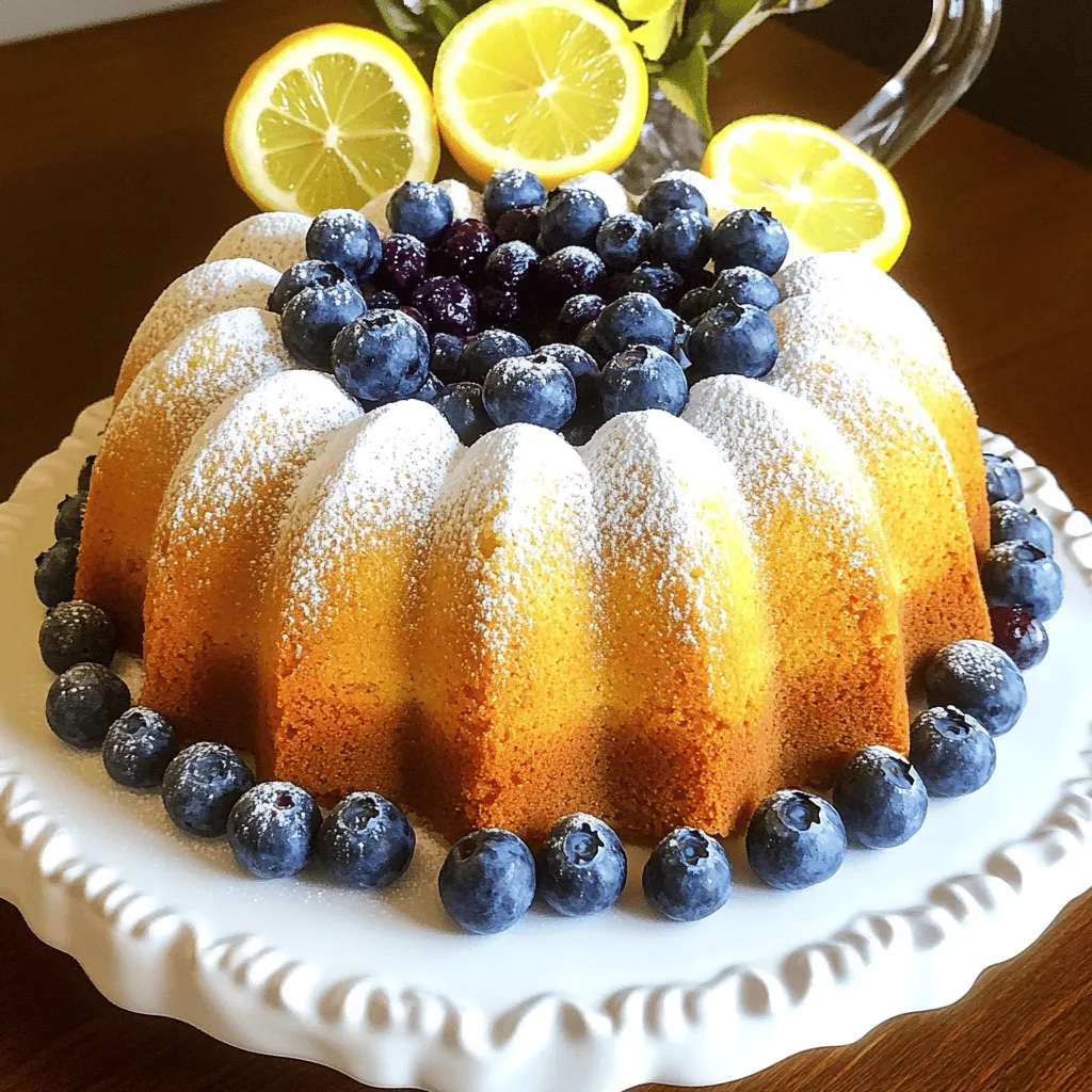 Blueberry Lemon Pound Cake Simple and Tasty Recipe