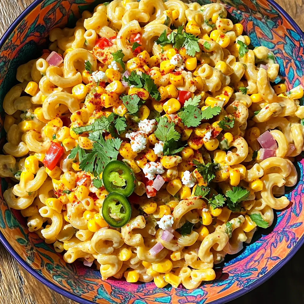 Mexican Street Corn Pasta Salad Flavorful and Simple