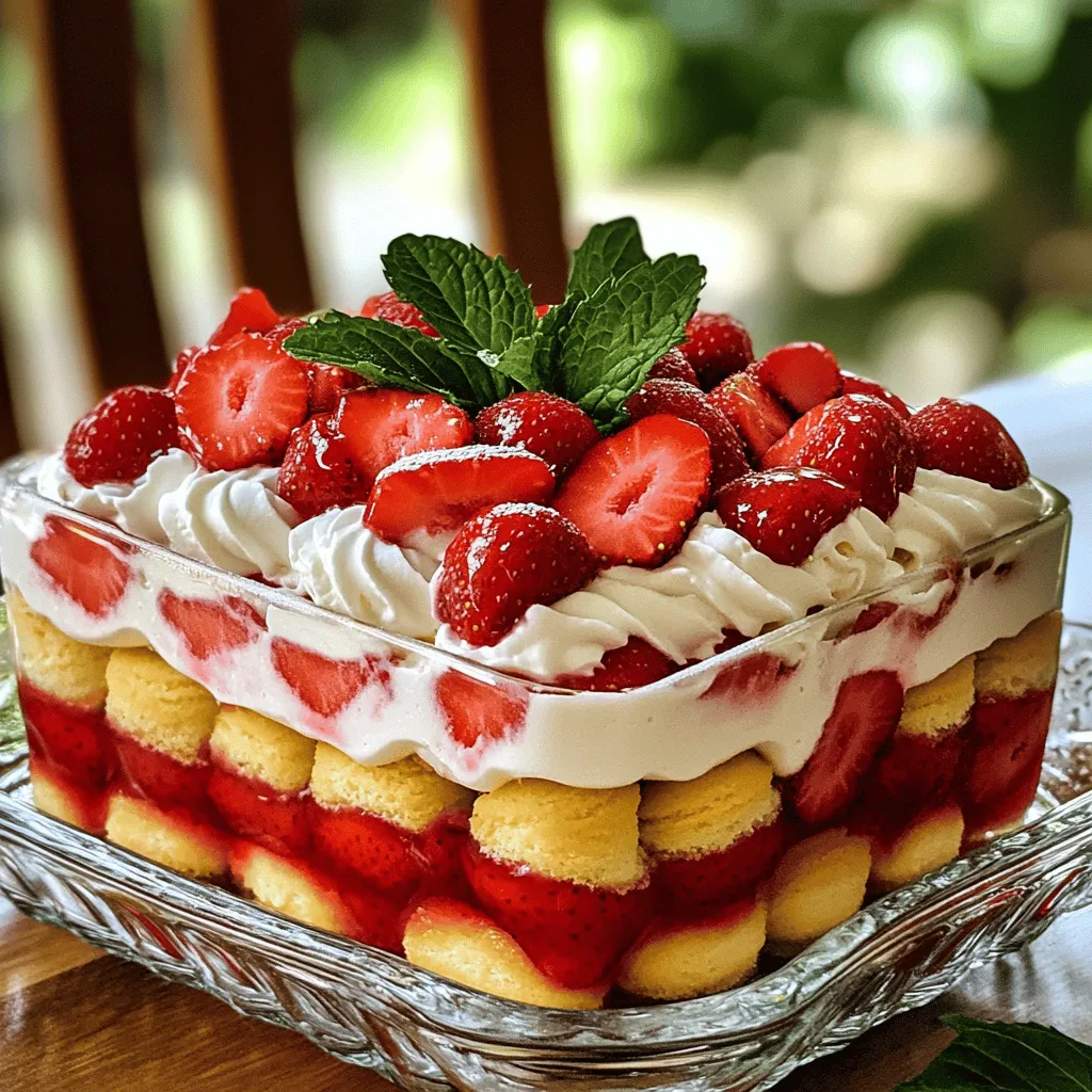 Strawberry Shortcake Icebox Cake Delightful Recipe