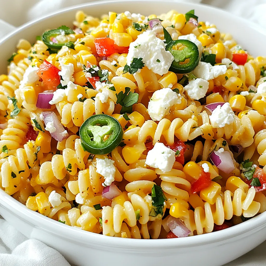 Street Corn Pasta Salad Flavorful and Fresh Recipe